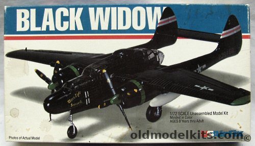 Airfix 1/72 Black Widow  P-61 - P-61A Or P-61B - Moon Light Serenade, 40020 plastic model kit